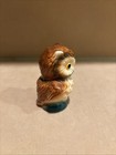 Vintage West Germany Goebel Owl 3  Ceramic Bird Figurine Animal Collectible