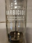Vtg barbicide Glass Disinfectant Barber beauty Shop Comb Jar 11 25 tx4 25 w ts 