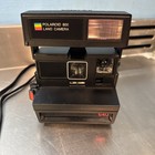 Vintage Polaroid 640 Instant Land Camera  Uses 600 Film  Untested  Black W  Case