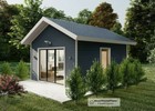 Backyard Office Plans  14x18 Tiny House Building Blueprints  Shed Drawings 