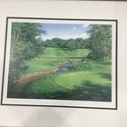 Larry Dyke Print    the 11th At Merion Limited Addition 208  1200 Palm 102 11 12