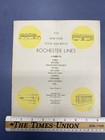 Rare 1927 To 1938 New York State Railways Rochester Lines Guide Subway Kodak Etc