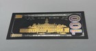 24k Gold Foil Plated  100 Dollar Bill Banknote Collectible