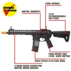 Emerbu N4 Gel Ball Blaster V2 Gearbox 280 Fps 150ft Auto   Semi-auto Gel Blaster