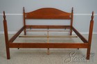 64547  Eldred Wheeler Tiger Maple King Size Bed