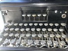 Antique Royal Standard Typewriter C 1920 Office Black Enamel Glass Keys Rare Vtg