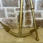 Vintage Admiralty Kedge Anchor 28 Inch Solid Iron Folding Stock 15 8  Yacht Boat