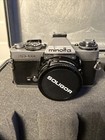 Minolta Xd11 35mm Slr Film Camera Kit W  Lenses  Auto Winder D  Case - Untested