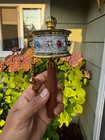 Tibetan Handheld Prayer Wheel Gold-silv Wood Handle Om Mani Padme Hum Mani Wheel