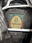 Vtg Rich Brown Genuine Leather Bomber Aviator Flight Jacket Coat Mens Xl