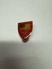 Vintage 1980 Moscow Us Olympic Team Usa Noc Pin Back Badge American Flag Rare