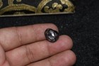 Genuine Ancient Roman Natural Sapphire Bead With Gold Inlay In Good Condition