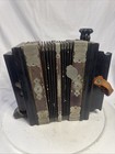 Antique Professional Accordeon 10-button Wood Accordion Made In Germany