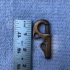3-antique Vintage Brass   Snap Hook Clip  2 Nautical Boat Marine