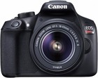 Canon Eos Rebel T6 Dslr Camera With 18-55mm And 75-300mm Lenses And Bag Bundle
