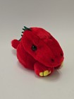 Swibco Puffkins Drake Red Dinosaur Plush Stuffed Animal Bb4 