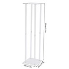 10x Acrylic Wedding Flower Stand Rectangle Pedestal For Table Centerpiece Decor