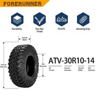 Full Set 30x10x14 8ply Radial 30x10r-14 Atv Utv Mud Tires 30 10r 14 All Terrain