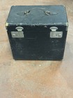 Vintage Black Portable Singer Feather Weight Sewing Machine W Case Model 221-1