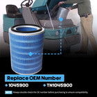 1045900 Cylinder Dust Collector Canister Filter For Tennant S20 S30 Sweeper