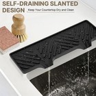 Kitchen Soap Dispenser Set  Kitchen Sink Organizer With Self Draining Silicon   