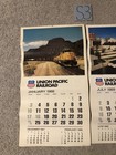 Vintage Lot 2 1988-89 Union Pacific Railroad Monthly Wall Calendar Collectible