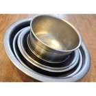 6 Stainless Steel Mixing Bowls     Assorted Sizes