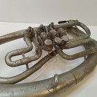 Vintage Tula Soviet Oval Alto Horn Eb - Rare Rotary Valves - Ussr Brass Music