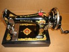 Antique Singer Sewing Machine Model 128   La Vencedora    Hand Crank  Serviced