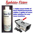 Extra Dry Evaporating Snow Machine Fluid Juice 12 X 8 Oz  Bottles Make 1 2 Gals 