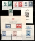 Czechoslovakia Sc 249 b153  1938 Collection Of Issues Mint Nh Og