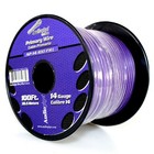 14 Ga 100 Ft Purple Blue Stranded Spools Of Cca Primary Power Ground Wire Cable