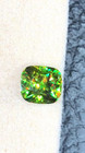 Natural 5 6 Ct Full Fire Sphene Titanite Cushion Cut Gemstone For Jewellery