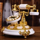 Antique European Style Telephone Old Fashioned Rotary Dial Phone Handset Phone