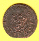 Livonia Schilling Ca 1663 Carl X Gustav  185  Suceava Romania Moldova 779