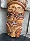 Tiki Decorative Tribal Face Mask Hand Carved Wooden