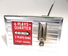 Seeburg  Select-o-matic Model  a      Coin Slot   Cable - Very Good Chrome