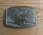 International Monetary Mint Belt Buckle American Eagle Gold Silver W Coa Org Box