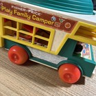 Vintage Fisher Price Little People Play Family Camper   994  1972  14 Pieces 