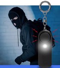 Personal Alarm Vigilant Bell For Self Defense In Emergency Led Key Chain -130db