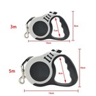 Retractable Dog Pet Leashes Heavy Duty Up To 110 Lbs  Long 26  Rope Leads