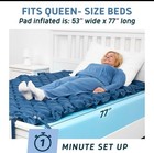 Lunderg Alternating Air Pressure Mattress Pad W  Static Mode   Quiet Pump Unused