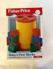 Vintage Fisher-price Baby s First Blocks 1996