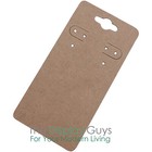 500pc 2x4  Inch Kraft Paper Earrings Display Hanging Cards For Jewelry Accessory
