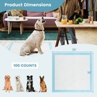36 x 36  100 Counts  Dog Potty Training Pads Puppy Pee Pads W  Quick-drying