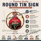 Historic Vintage Paint Advertising Tin Sign 12in