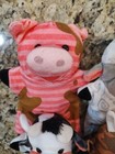 Lot 0f 4 Melissa And Doug Farm Animal Hand Puppets Pig Cow Horse Sheep Education