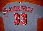 Cincinnati Reds Yorman Rodriguez 2014 Rookie Game Worn Used Jersey With Mlb Holo