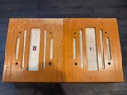 Vintage Pair Of Dukane  8  Wall Speakers W  Wood Cabinets  9935a Pa System