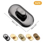 15pcs Alloy Turn Lock Clasp Purse Closures Twist Lock Bag Hardware Multicolor